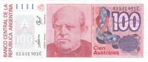 Argentinien p327c C 100 Australes 1985